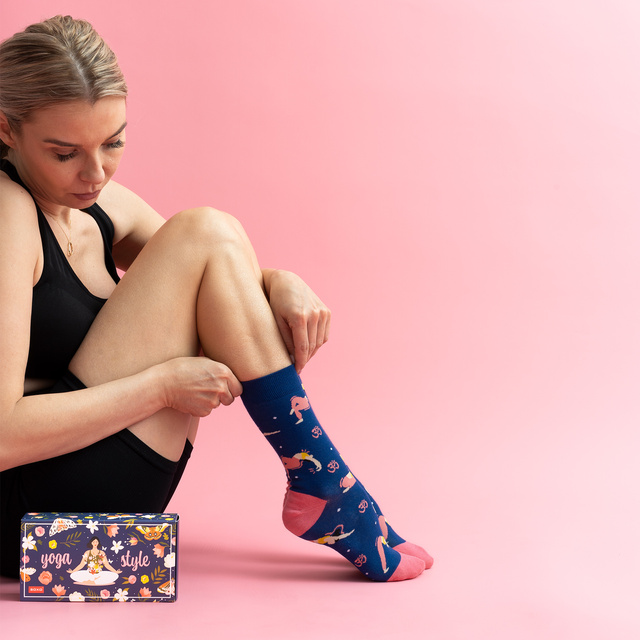 Dámské jógové ponožky SOXO v balení - 3 páry