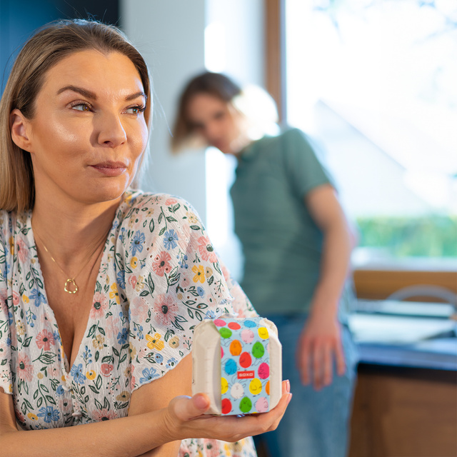 2x Dámské kotníčkové ponožky SOXO Velikonoce | dárek pro ni