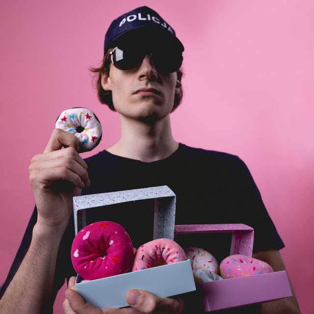 Dámské hnědé ponožky Soxo Koblih v krabičce