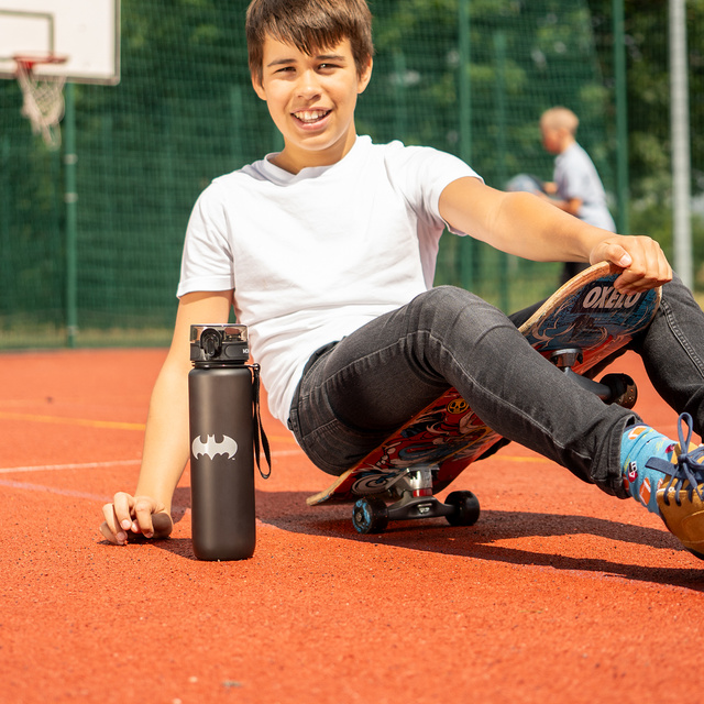 Láhev na vodu 1L černá | odolná a praktická | Bat-man