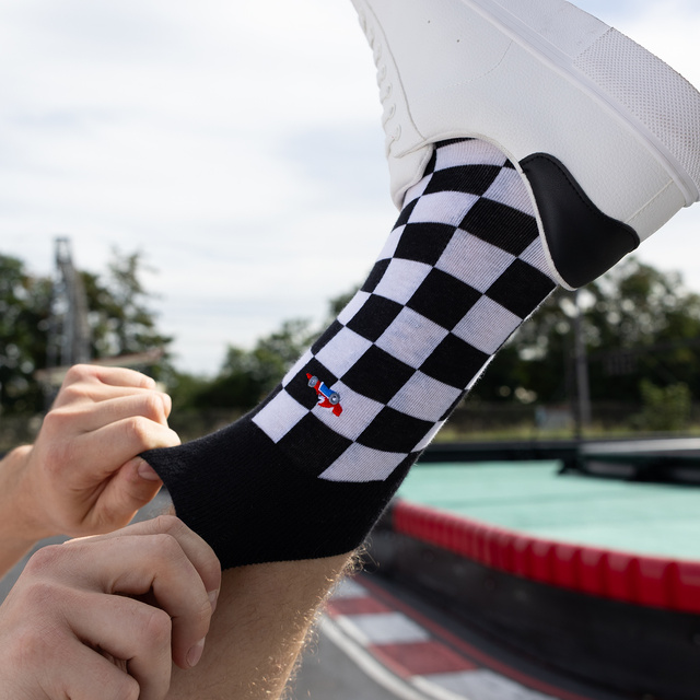 Ponožky s motivem Formule 1 ve stylu přání