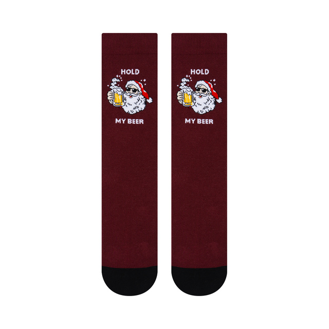 Ponožky Zlobivý Santa Motorkář 3-pack