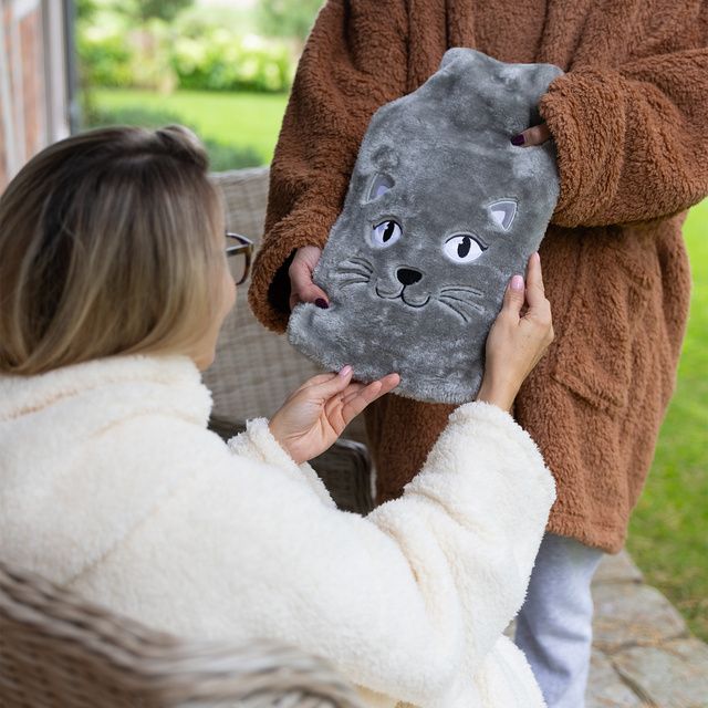 Termofor s obalem s motivem kočky 3,5 l