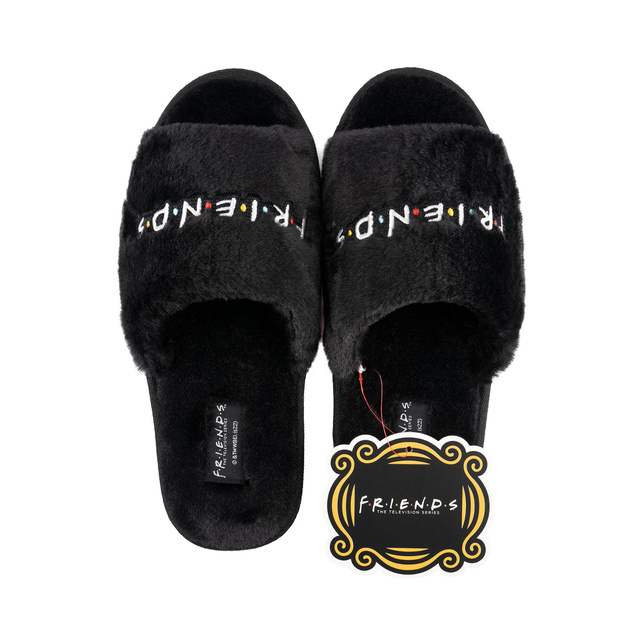Dámské pantofle řady Friends | tip na dárek pro ni | měkký | načechraný