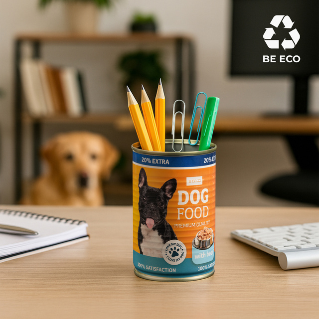 Pánské dámské ponožky SOXO labrador v plechovce