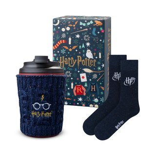 Dárková sada: Ponožky Harry Potter + Termohrnek