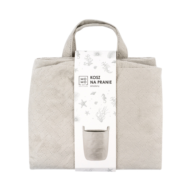 Koš na prádlo Momo Way šedý 35x40 cm