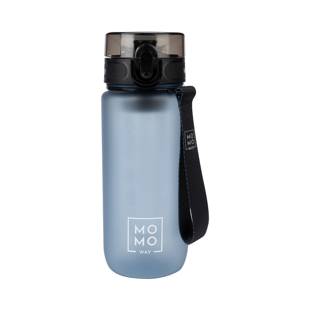 OUTLET Láhev na vodu 0,6L MOMO WAY šedá | nápad na dárek | Bez BPA | Tritan