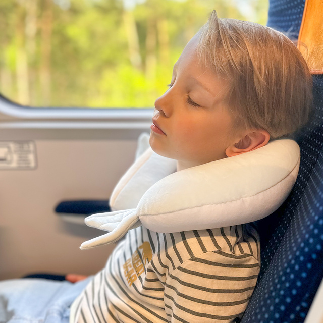 MOMO WAY delfín multifunkční cestovní polštář | pohodlné | měkký polštář na krk