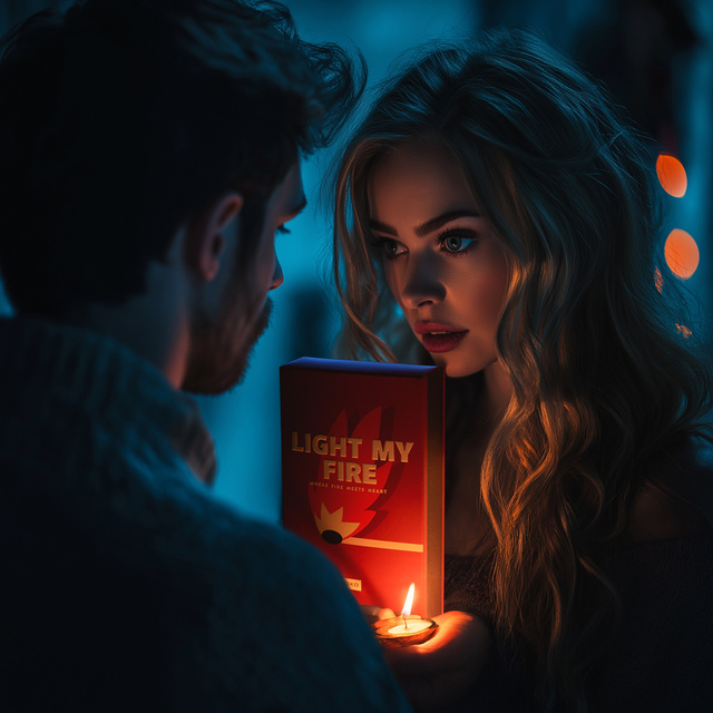 Pánské barevné ponožky SOXO Zápalky - 2 páry