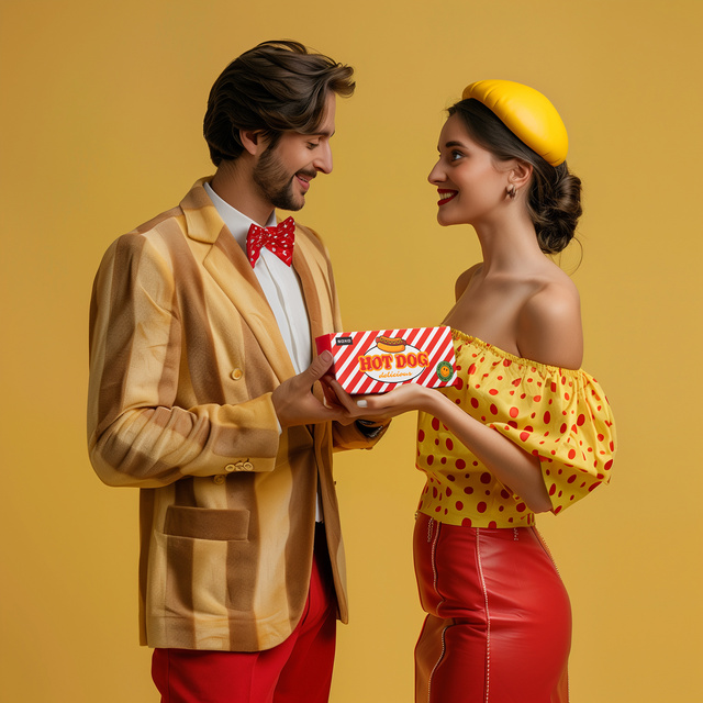 Pánské ponožky SOXO Hot Dog