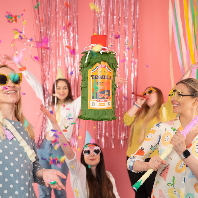 Barevné pánské ponožky SOXO GOOD STUFF Tequila v lahvičce vtipné bavlněné ponožky