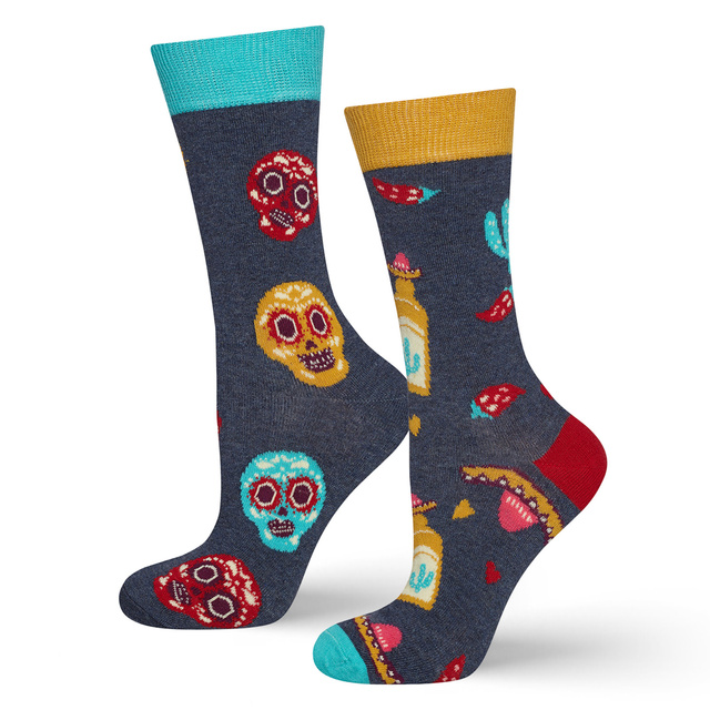 Barevné dámské ponožky SOXO Mexico