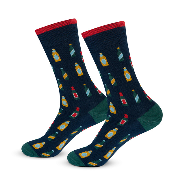 Sada pánských ponožek SOXO Cheers – 2 páry a otvírák