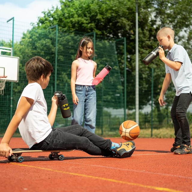 Láhev na vodu 0,6L černá | odolná a praktická | Bat-man