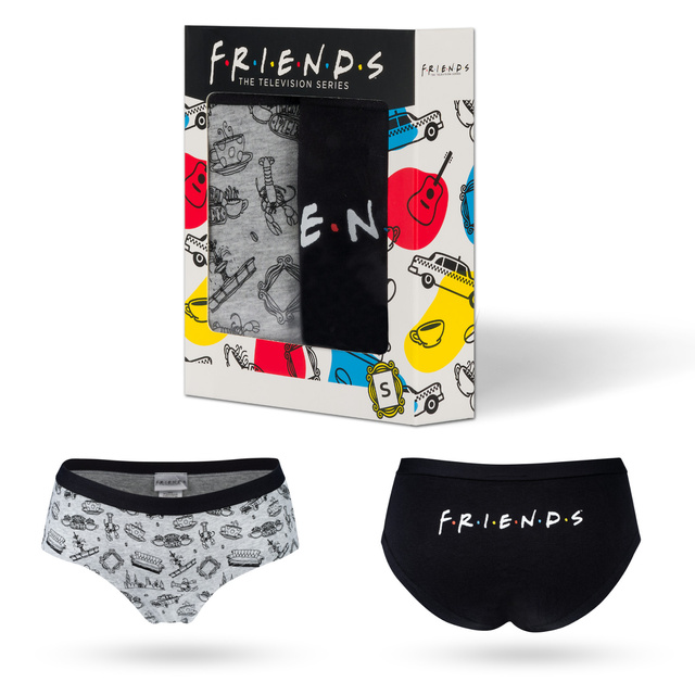 2x Barevné dámské kalhotky SOXO | Přátelé | ideální jako dárek pro ni