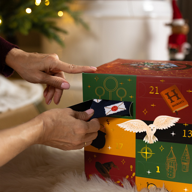 Dárkový box s ponožkami Harry Potter 24-pack