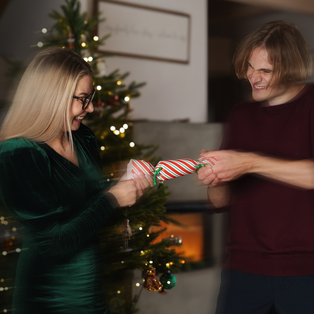 Pánské a dámské vánoční ponožky Soxo v balení