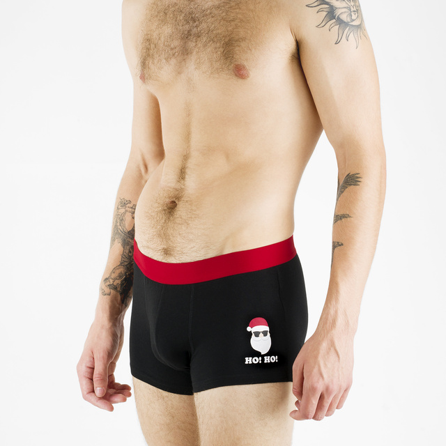 Soxo pánská dárková sada | 2x vánoční ponožky | 2x vánoční boxerky | dárek na Mikuláše | pro něj | Legrační set