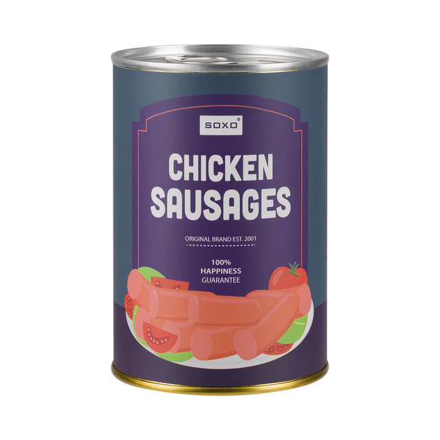 Pánské boxerky párky v plechovce SOXO | Vtipný dárek | Bavlněné boxerky pro něj | Kuřecí klobásy