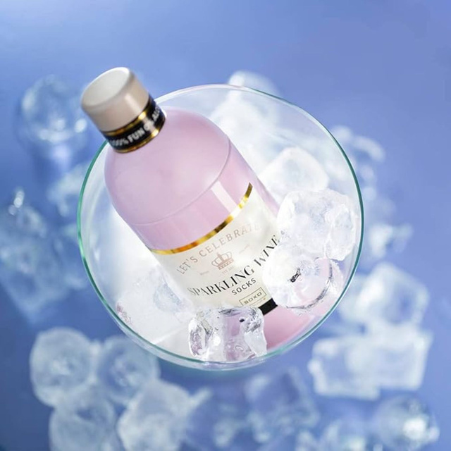 Dámské ponožky SOXO Prosecco v lahvičce