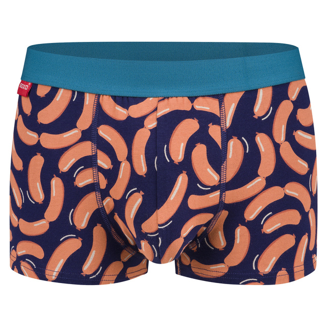 Pánské boxerky párky v plechovce SOXO | Vtipný dárek | Bavlněné boxerky pro něj | Kuřecí klobásy
