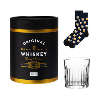 Pánské ponožky SOXO Whiskey ve sklenici