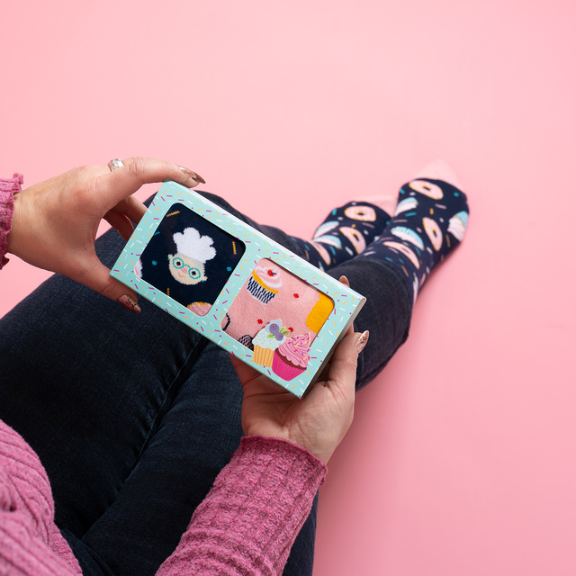 Dámské ponožky SOXO Domácí pečení - 2 páry