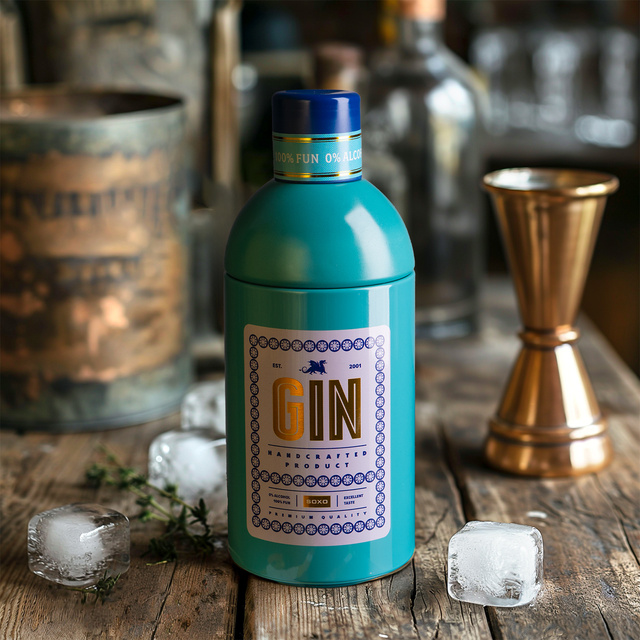 Barevné pánské ponožky SOXO Gin v láhvi