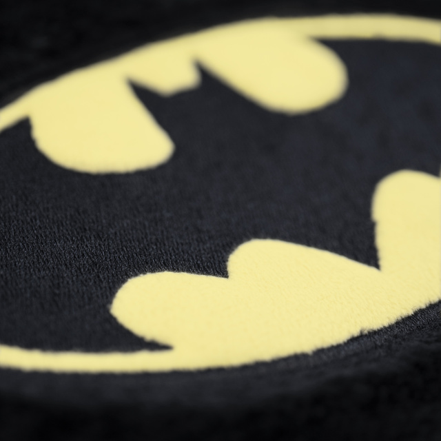 Termofor černý SOXO ohřívač v plyšovém obalu BATMAN tip na dárek VELKÝ 1,8l