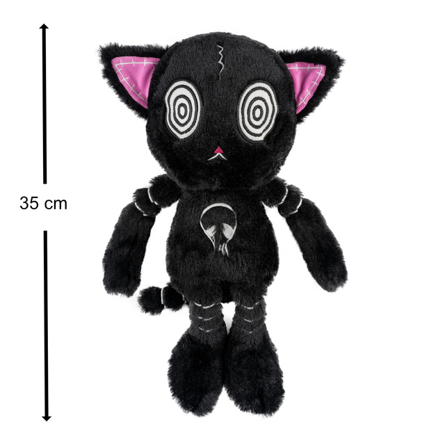 Maskot Gus Fink černá kočka HypnoCat Plushie Pal