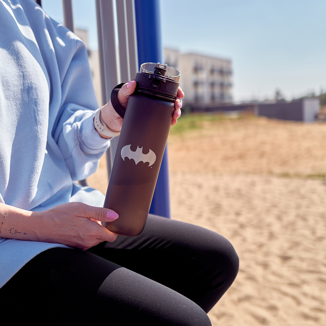 Láhev na vodu 1L černá | odolná a praktická | Bat-man