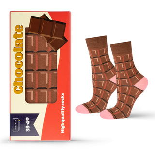 Dámské ponožky SOXO tabulka čokolády