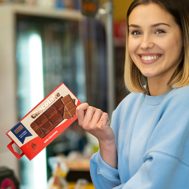 Dámské ponožky SOXO tabulka čokolády