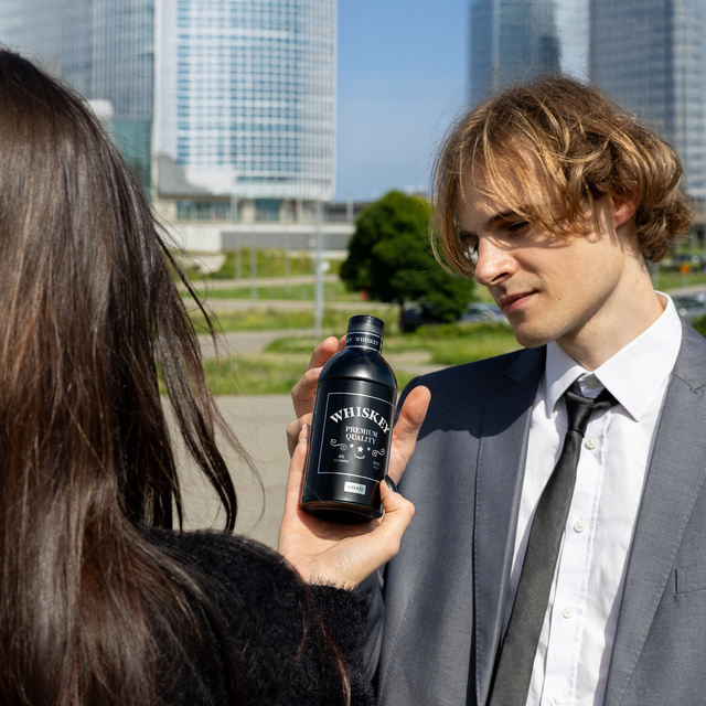 Barevné pánské ponožky SOXO GOOD STUFF | Whisky v láhvi | dárek pro něj