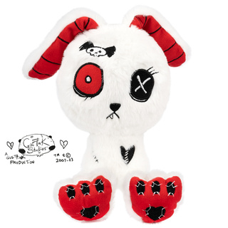 Maskot Gus Fink bílá kočka Numb x Bunny