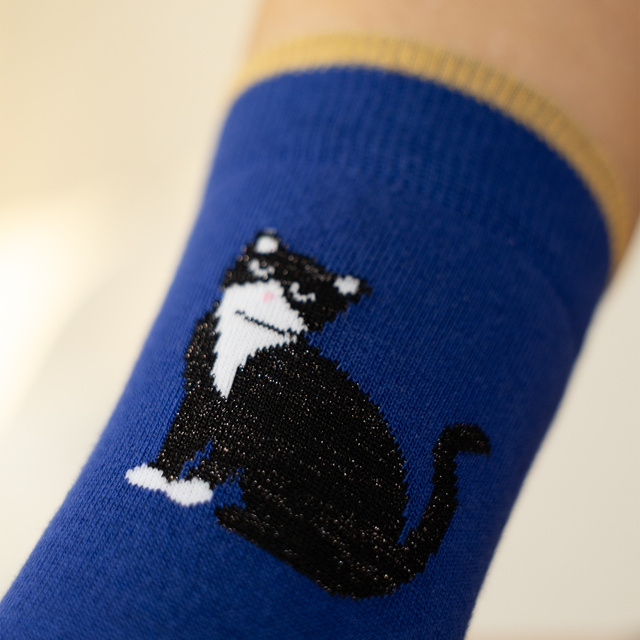 Dámské ponožky SOXO kočičky v balení - 3 páry