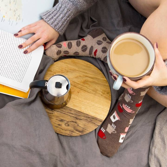 Sada 5x Barevné dámské ponožky SOXO nepasující do páru Pizza