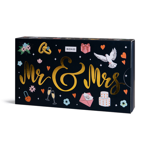 Dámské a pánské ponožky SOXO manžel a manželka v balení – 2 páry