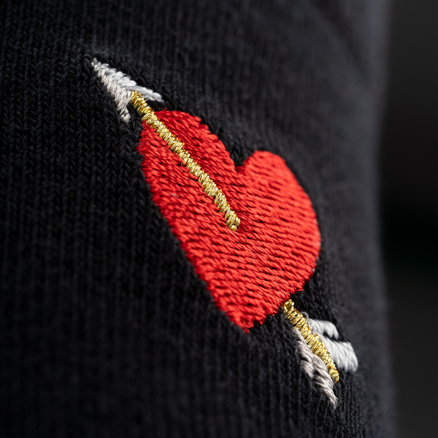 Pánské dámské ponožky Soxo valentýnské v balení - 2 páry