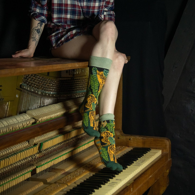 Sada 4x Barevné pánské ponožky SOXO GOOD STUFF v krabičce pizza | nápad na dárek