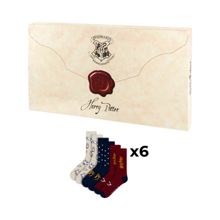 Adventní kalendář s Ponožkami Harry Potter 6-pack