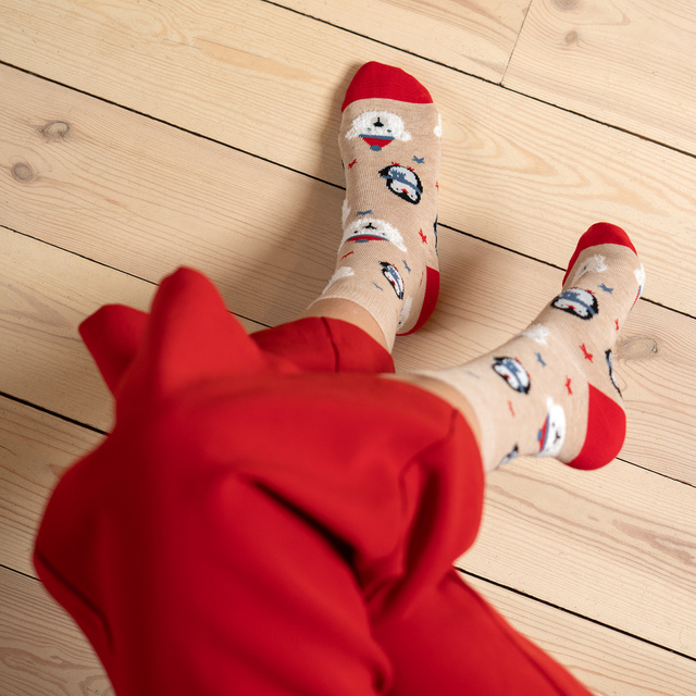 Pánské a dámské vánoční ponožky SOXO v balení