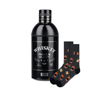 Barevné pánské ponožky SOXO GOOD STUFF | Whisky v láhvi | dárek pro něj