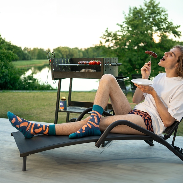 Pánské boxerky párky v plechovce SOXO | Vtipný dárek | Bavlněné boxerky pro něj | Kuřecí klobásy