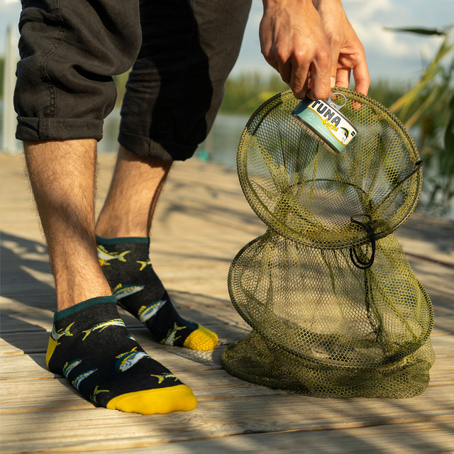 Pánské kotníčkové ponožky SOXO GOOD STUFF směšné tuňák v konzervě tip na dárek