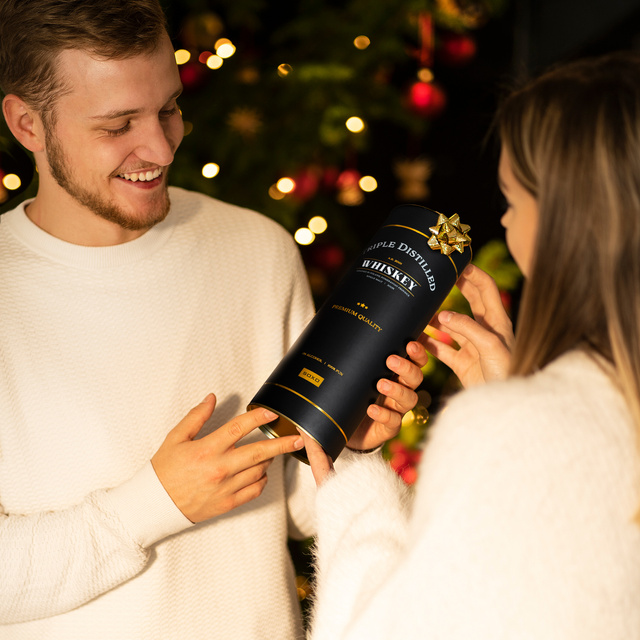 Barevné pánské ponožky SOXO Whisky v tubě - 3 páry