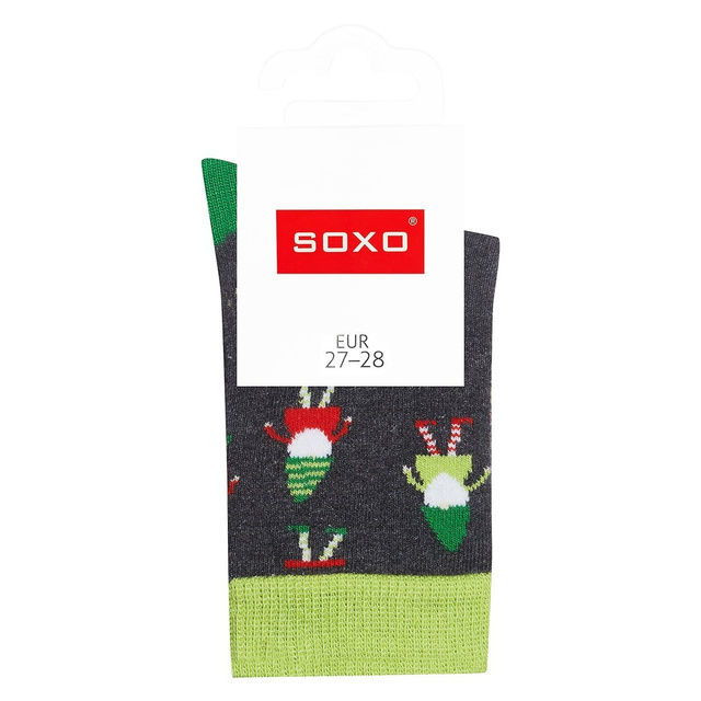 Barevné dětské ponožky SOXO elfové Vánoce dárek