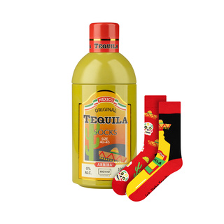 Barevné pánské ponožky SOXO GOOD STUFF Tequila v lahvičce vtipné bavlněné ponožky