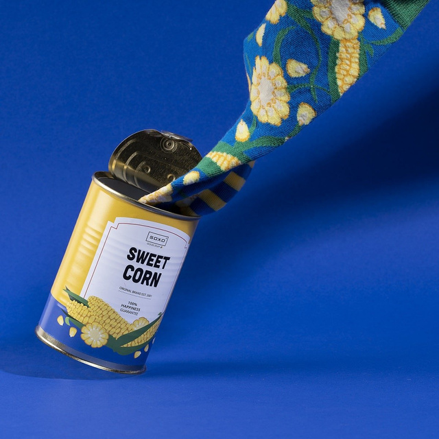 Dámské ponožky SOXO kukuřice z konzervy